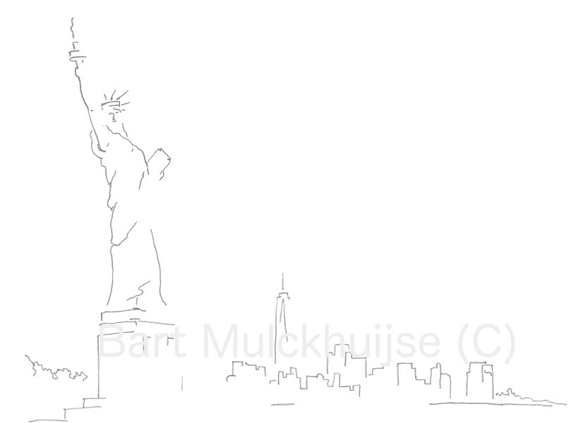 statue-of-liberty-drawing