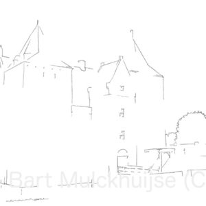 drawing-castle-loevestein-holland